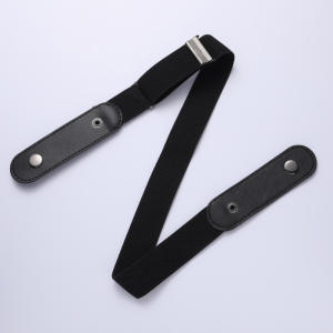 KOZI No Buckle Free Elastic Belt for Women Men Comfortable Adjustable Invisible Stretch Belt Waist for Jeans Shorts Pants