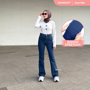 JINISO - Highwaist Stretch Cutbray Pocket Jeans 715 HANGOUT