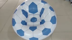 SKISOPGO Inflatable Bean Bag Sofa Basketball Football Style Ergonomic Lazy Lounge Chair Portable Foldable