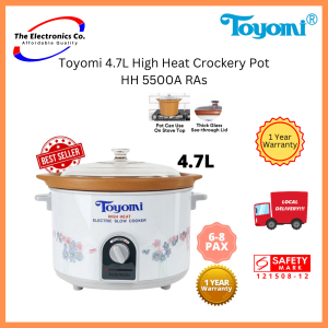 Toyomi 4.7L High Heat Crockery Pot HH 5500A RPq