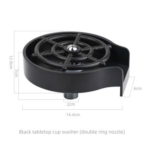 Automatic Faucet Glass Washer Beer Milk Tea Cup Washer High Pressure Multi Angle Spray Washing Rinser Kitchen Sink Acces