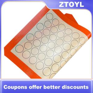【ZTOYL】 Nonstick Silicone Mat Baking Oven Pastry Liner Macaron Cake Sheet Kitchen