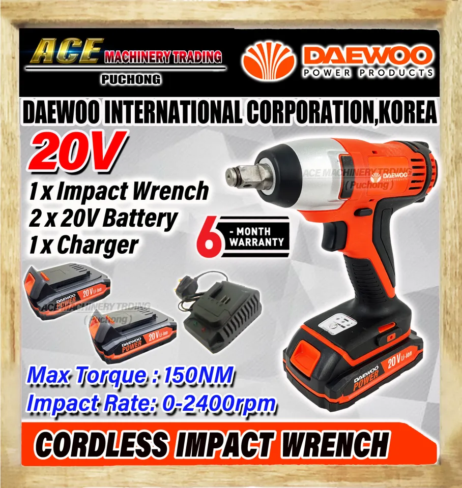 Daewoo impact wrench sale