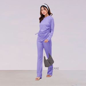 Zeera Oneset Cutbray Knit Premium / Setelan Wanita Terbaru / One set Wanita Kekinian / Anzani.id
