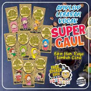 Amplop Lebaran Kocak TYPE SUPER (isi 10 pcs)