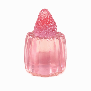 U85IS1 Good Hand Feel Strawberry Squeeze Toy Soft Squeeze PU Material Milk Yellow Canauri Squishy Toy Kneading Toys Cream Pink Shiny Slow Rebound Squeeze Toy Kids Gifts