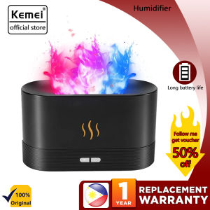 Simulation Flame Air Humidifier Home 180ML 7-Color Air Humidifier Flame Aromatherapy Machine Ultrasonic Atomizer