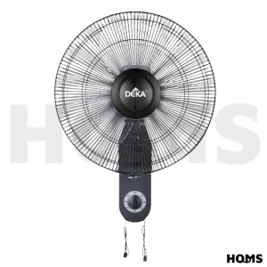 DEKA DWF3 16" 3 Speeds AC Motor 1 Year Warranty Energy Saving 3 Blades Wall Fan Pull Chain Control