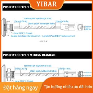 YIBAR Công tắc cửa hậu ô tô Công tắc tháo cốp xe cổng sau chạy điện công tắc cốp xe