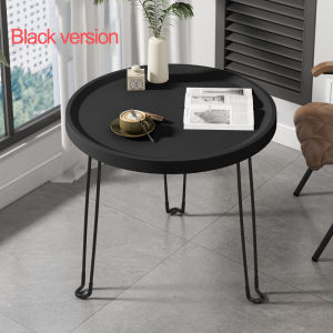 A Simple Table for the Living Room Beside the Sofa A Foldable Coffee Table Small Round Tea Table