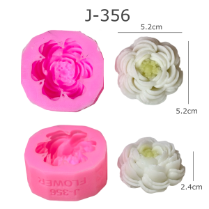 แม่พิมพ์ดอกไม้ แบบเยอะ ทำขนม ทำวุ้น ทำสบู่ได้ สวยทุกแบบ J-356