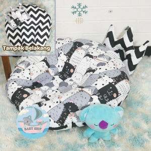 Sofa Bayi 2in1 [ ZigZag Series ] Multifungsi / Baby Lounger / Free Bantal dan Tas Mika COD [ Merk Babyship ]