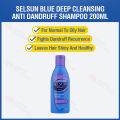 Selsun purple dandruff shampoo 200ml makes hair healthy and smooth, controls hair loss and scalp itching, and improves hair quality Helps to inhibit sebum secretion and clean the scalp deep clean suitable for all hair types. 