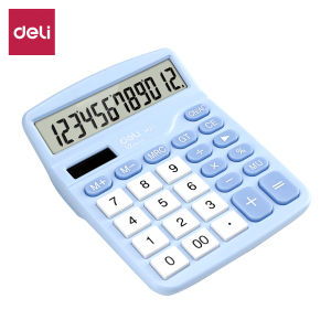 Deli Kalkulator Meja / Desktop Calculator Layar 12 Digit Warna Lucu EM221