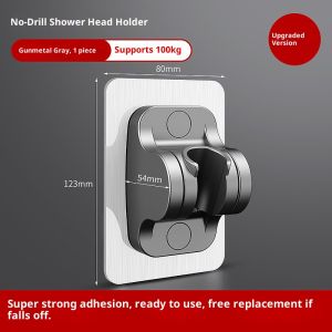 Pelise Massage Shower Head Shower head with filter Handheld High Pressure 5 Water Modes One-click Water stop Shower head