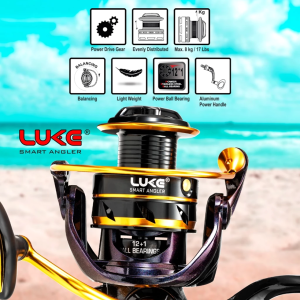 reel pancing luke shakri power handle 1000-6000 free spareparts