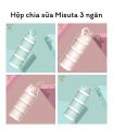 Chia sữa Tầng Misuta hình Voi Gấu 3 ngăn, hủ đựng sữa bột cho bé Bebi123shop. 