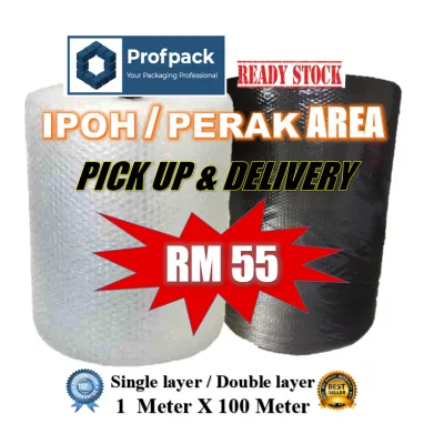 IPOH AREA 1m x 100m Double/Single layer Bubble Wrap