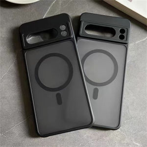 Luxury Matte For Magsafe Magnetic Case For Google Pixel 6 7 8 9 10 Pro XL 9A 8A 7A 6A Frosted Translucent Wireless Charge Cover