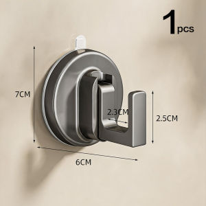 [SG] Clothes Hook Suction Cup  Heavy Duty Aluminum No Drilling For Bathroom Kitchen