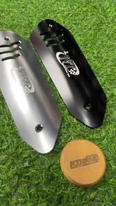 Full CNC Aluminum AEROX V3 Exhaust Cover Stainless Steel Muffler Cover Heat Guard Yamaha  Aerox V3