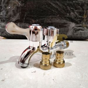 Keran Dobel Cabang / Keran Shower/ Kran Cabang High End / Kran Stainless