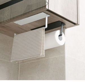 IK68ที่แขวนกระดาษชําระที่แขวนผ้าขนหนู ทีแขวนทิชชู่ ชั้นเก็บของสําหรับโถส้วมห้องน้ํา