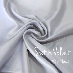 AMELIA Dress Silk Outfit Pesta Kondangan Bridesmaid Wisuda Baju Muslim Lebaran Satin velvet Seragam nikahan Polos