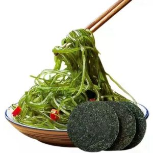 压缩海带丝440G(20pack) 海带条海带圆饼即食免切免洗 Compression Dry Kelp Strips Dried Seaweed Strips
