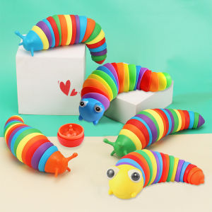 เล่น หนอนดูกดิีก หนอนผู้ชาย ของเล่นของเด็ก กุ้งล๊อบฝังมาก หนอนเสริมคลาย สีเหลือ-เหลือ สำหรับเด็ก 12-15 ปี