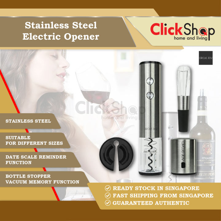 Xiaomi Circle Joy Electric Wine Opener 4in1 Gift Set 304 Stainless Steel Electric Wine Bottle