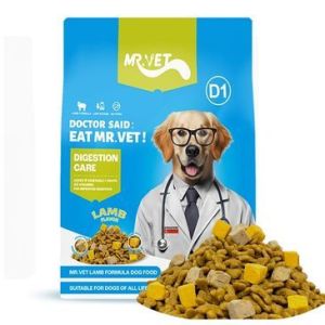 Mr.Vet D1 Digestion Care Dry Dog Food / Kibble Makanan Anjing Adult Lamb - 1.4kg Mr.Vet 狗糧 Mochapets