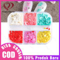 1 Kotak Bunga Sakura Bahan Resin Anti Air Untuk Dekorasi Nail Art DIY. 