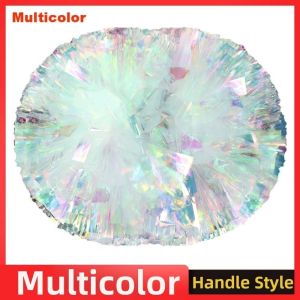 NALANILI Nhiều màu sắc Trò chơi trẻ em Pom Poms Đi nào đạo cụ! 26cm Đội trưởng cổ vũ cầm hoa PET Trận đấu thể thao bóng vocal Đồ dùng câu lạc bộ