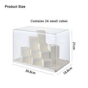 Popmart Display Box Container Mystery Box Storage Toy Lego Figure Acrylic Rack Kotak Simpan Patung DIY Stackable Blind box storage display rack