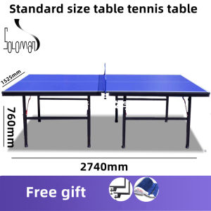 SoLoMan Table Tennis Pingpong Table with post and net without wheels