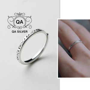 Nhẫn bạc 925 khắc hình cá nữ trượt freesize S925 FISH QA SILVER Ring RI220602
