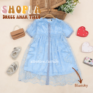 DRESS BRUKAT ANAK KONDANGAN DRESS SHOPIA TILE KEKINIAN MEWAH