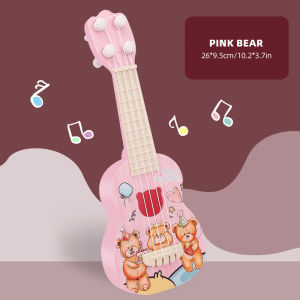 ChildrenS Ukulele Toy Educational Learning Musical Guita 26*9.5 Cm Kids Guitar Musical Instruments