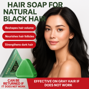 Pure Handmade Usman Hair Growth Soap Postpartum Hair Loss Solution Natural Solid Shampoo Bar  Natural Herbs Mild and Non-irritating Nourishing And Strengthening Hair To Solve The Problem of Hair Loss纯手工乌斯曼生发皂 草本温和不刺激滋养强韧秀发解决脱发问题