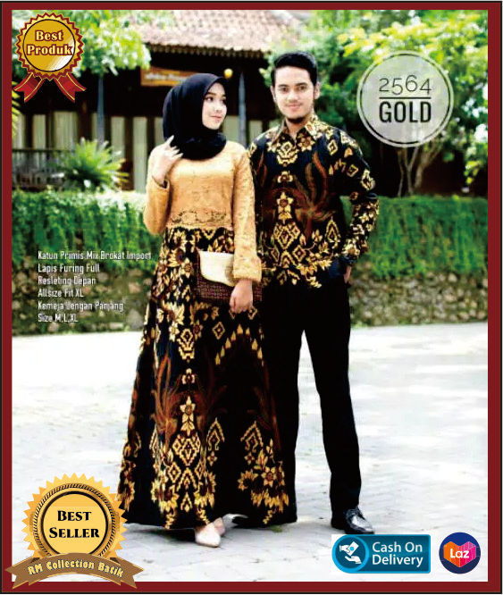 BEST SELLER BATIK COUPLE PROMO TERMURAH 2019 TERBARU-Baju Batik