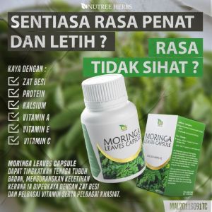 [ READY STOCK | FAST SHIP ] NUTREE HERBS CAPSULE MORINGA OLEIFERA KAPSUL KELOR KAPSUL MUNGGAI / GEMUNGGAL【60 Biji Botol】 Nutree Capsules - Lazada