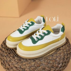 LOEI Hera Sepatu Wanita Kekinian Olahraga Sneakers Perempuan Fashion Korea Style Hangout SW52