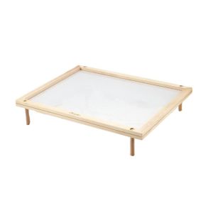 LIANG Stackable 2-Tier Food-Dryer Holder Detachable Wooden Pasta Drying Racks Spaghetti Air Dry Bracket Air Circulation Pasta Drying Rack for Home