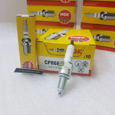 Busi Ngk CPR6EA isi 10 pcs (sepuluh) Busi motor Supra X 125 Vario Beat Jupiter MX Vixion Nmax dll
