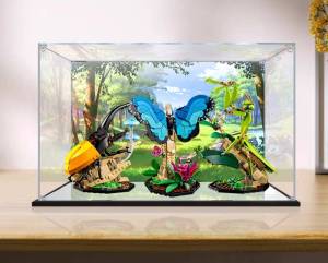 [PRE-ORDER] Display Case Box 21342 The Insect Collection (Only display case box No blocks Model)