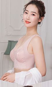 CoCo Bear Womens Plus Size M-5XL Full Cup Lace Cup Surface No Trace Gather Up Support No Steel Ring Underwear