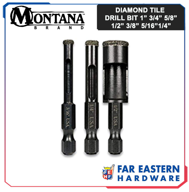 MONTANA Diamond Tile Drill Bit Lazada PH
