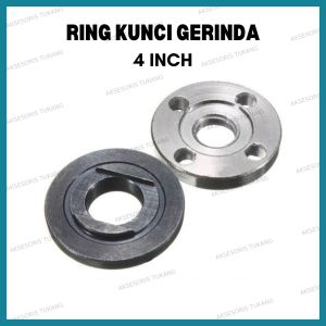 Baut Penjepit Gerinda 4 Inch / Kunci Mur Baut Ring Grinda 4" Flange Pengunci Baut Gerinda Universal