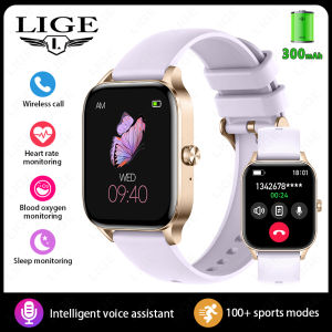LIGE Smart Watch for Men and Women Bluetooth Call and 100+ Sports Modes Heart Rate Waterproof Health Tracker